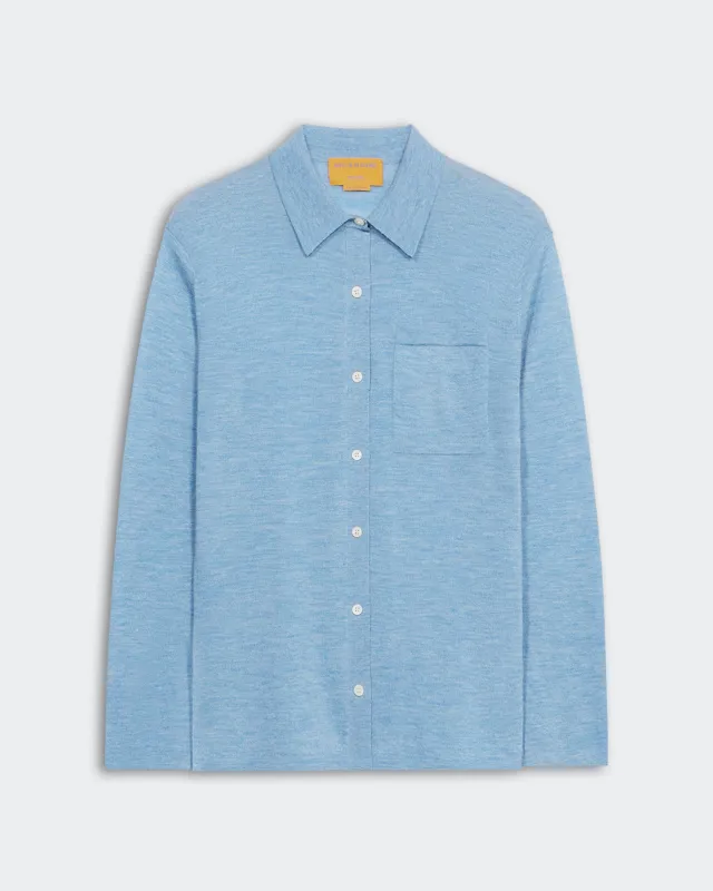 Showtime Shirt - Heather Blue sold by Guest In Residence