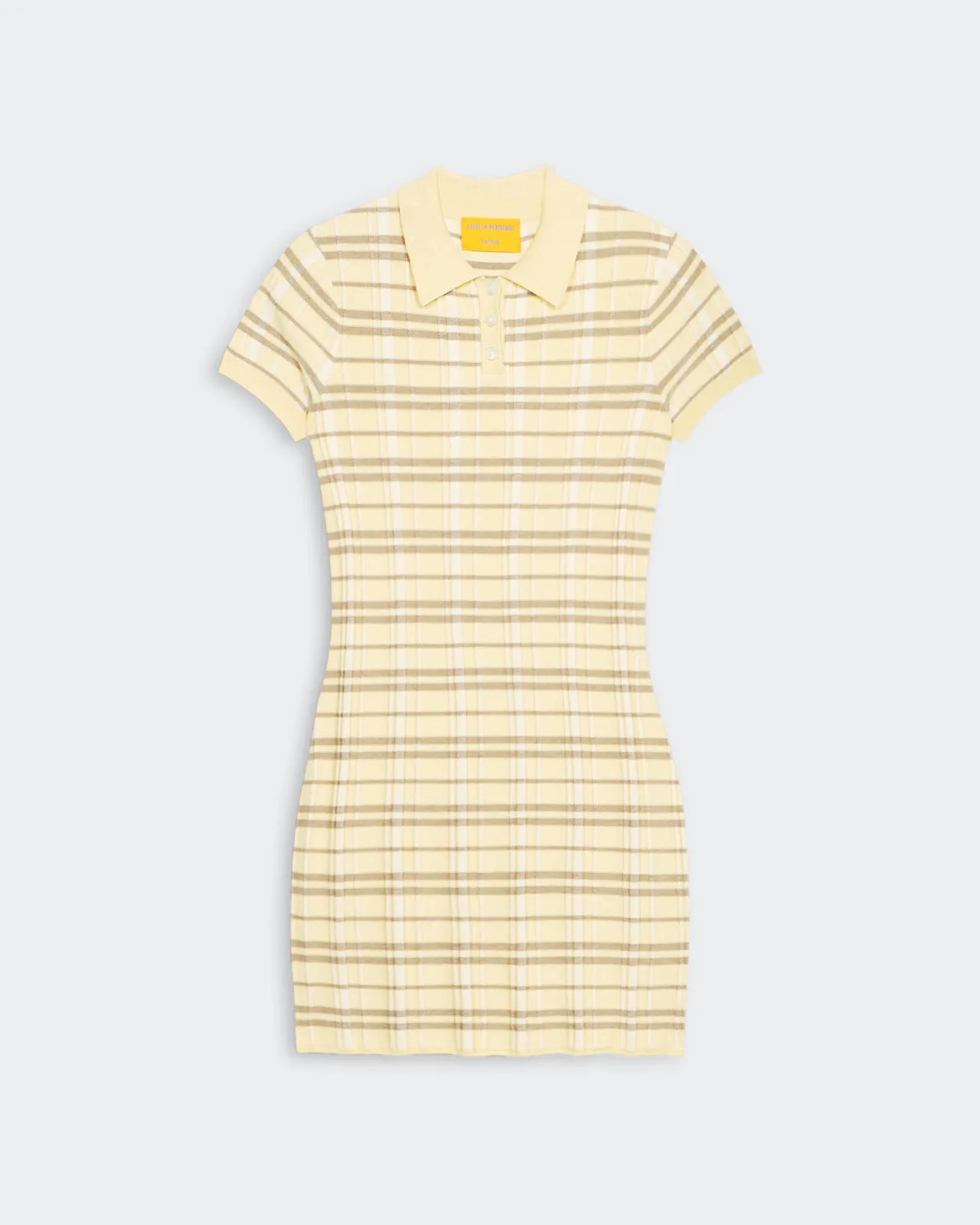 Plaid Polo Dress - Butter Combo sold by Guest In Residence