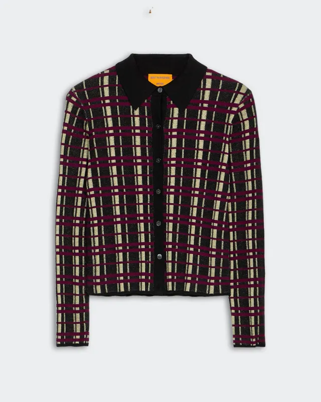 Plaid Elle Shirt - Black Combo sold by Guest In Residence