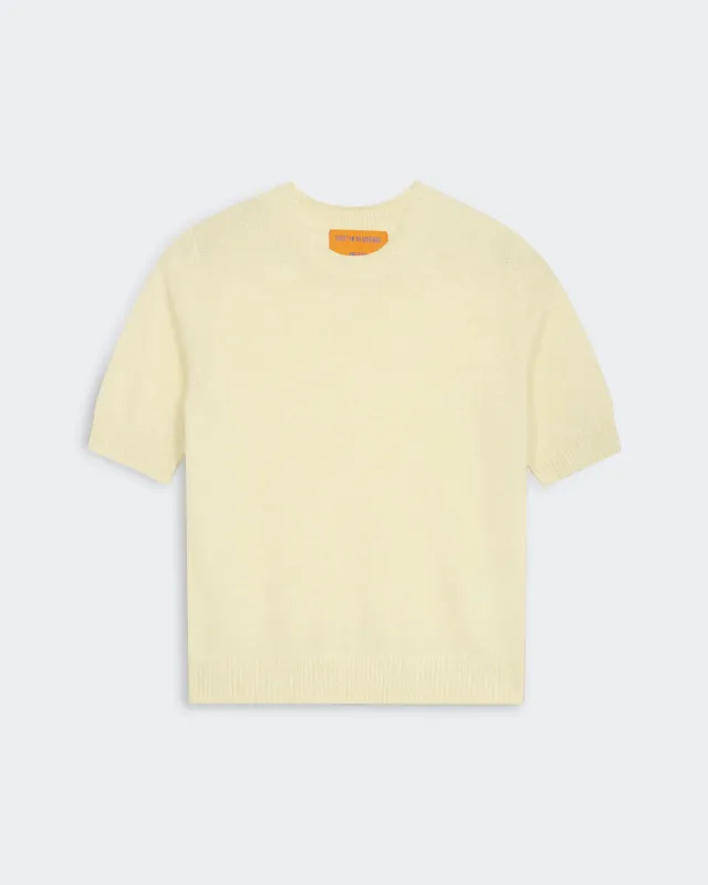 Sweater Tee - Butter sold by Guest In Residence
