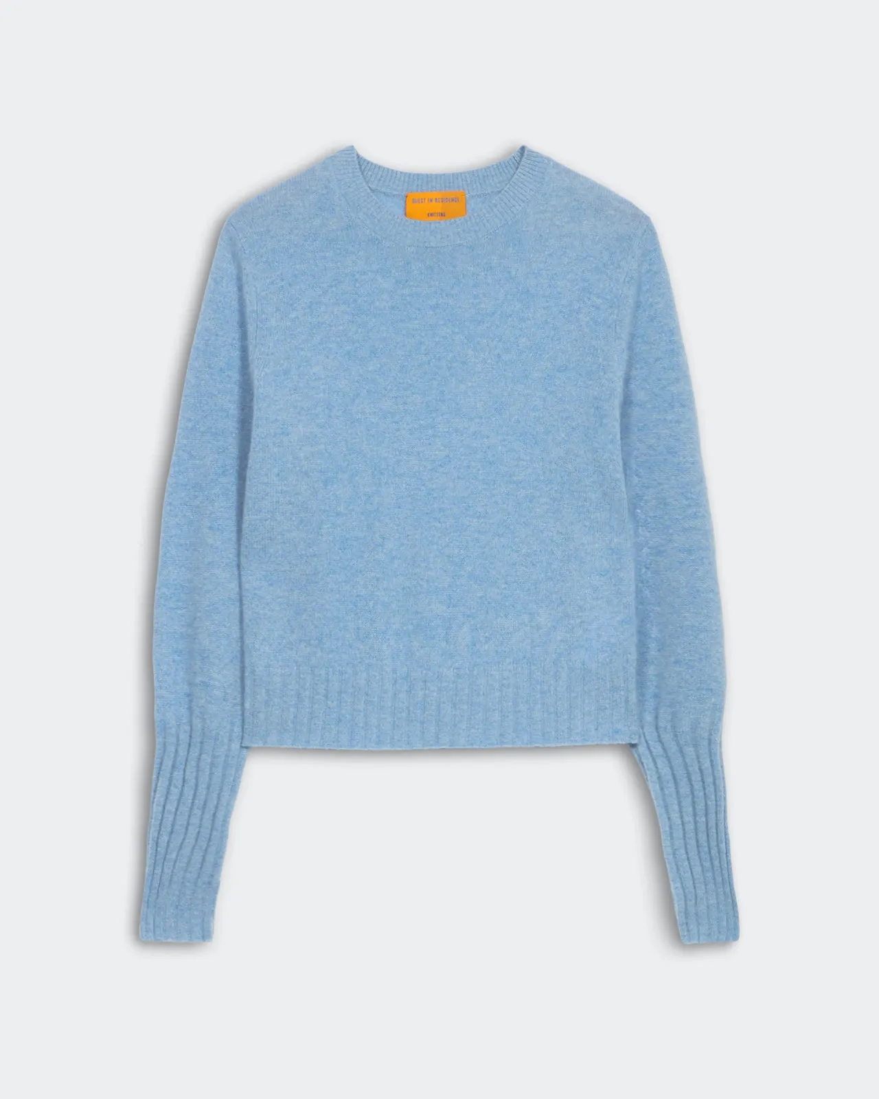 Shrunken Crew - Heather Blue sold by Guest In Residence
