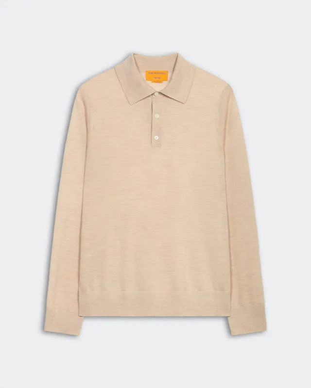 Airy Polo - Oatmeal sold by Guest In Residence