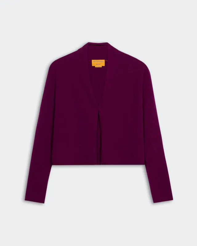 Stealth Cardigan - Aubergine sold by Guest In Residence