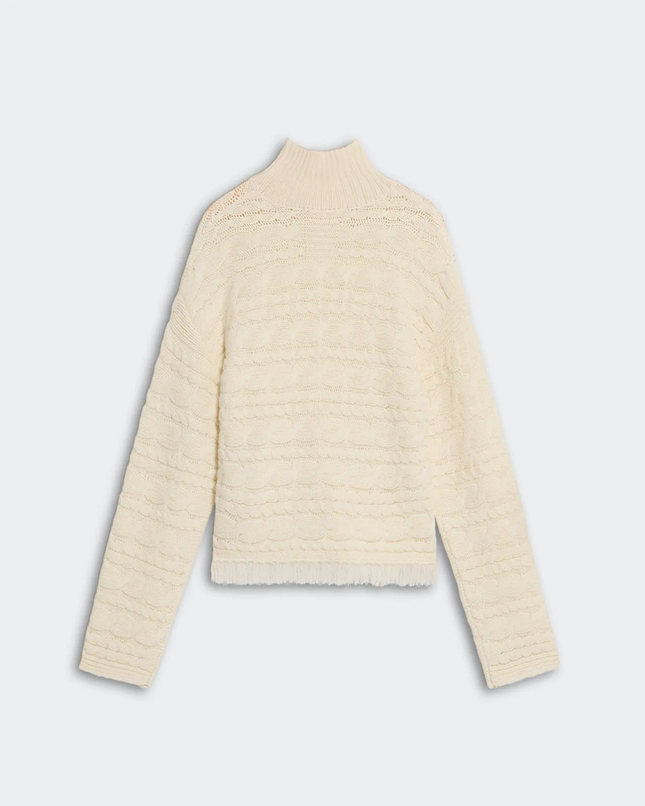 Cropped Cable Tnk - Cream sold by Guest In Residence product image thumbnail 2
