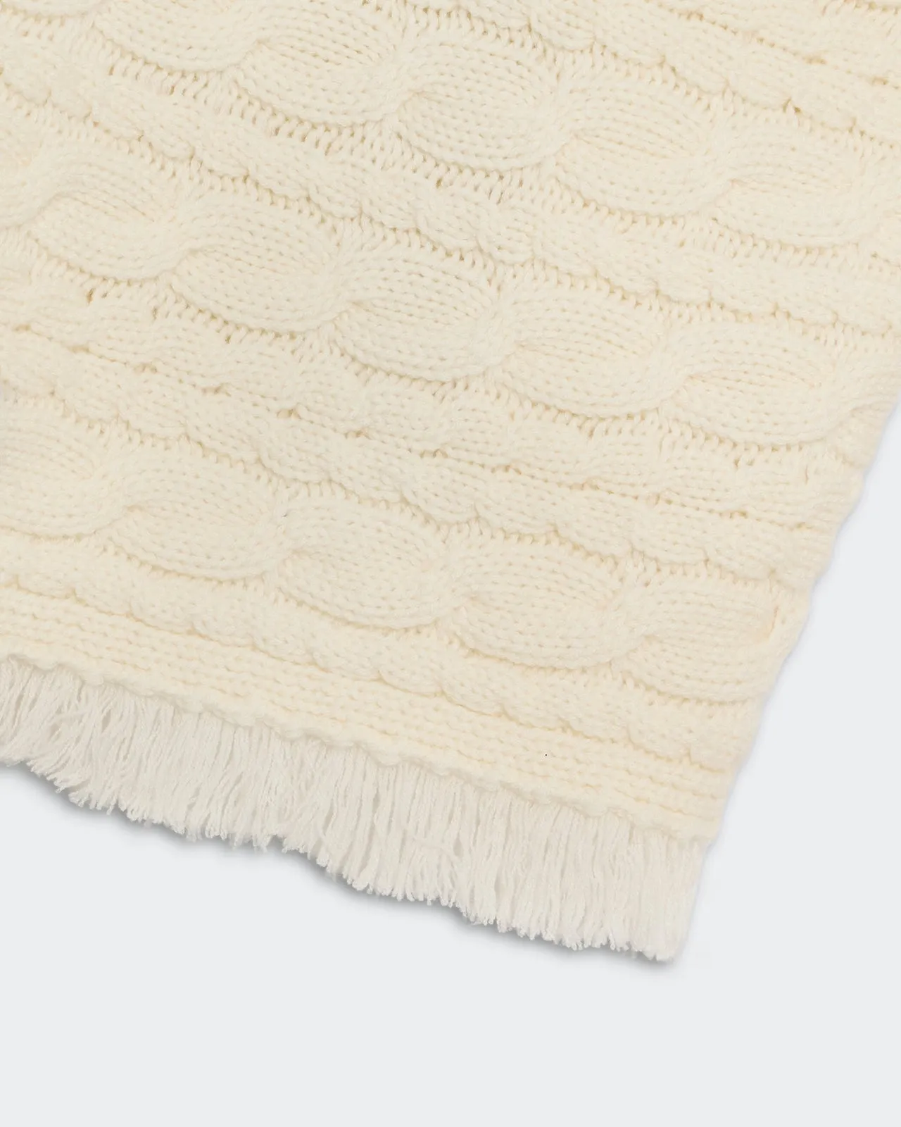 Cropped Cable Tnk - Cream sold by Guest In Residence product image thumbnail 3