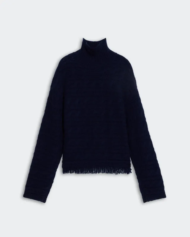 Cropped Cable Tnk - Midnight sold by Guest In Residence