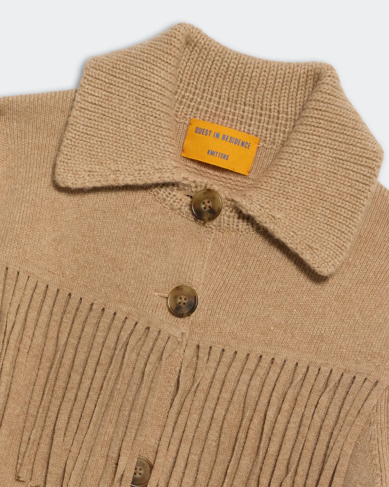 Western Fringe Jacket - Dune sold by Guest In Residence product image thumbnail 3