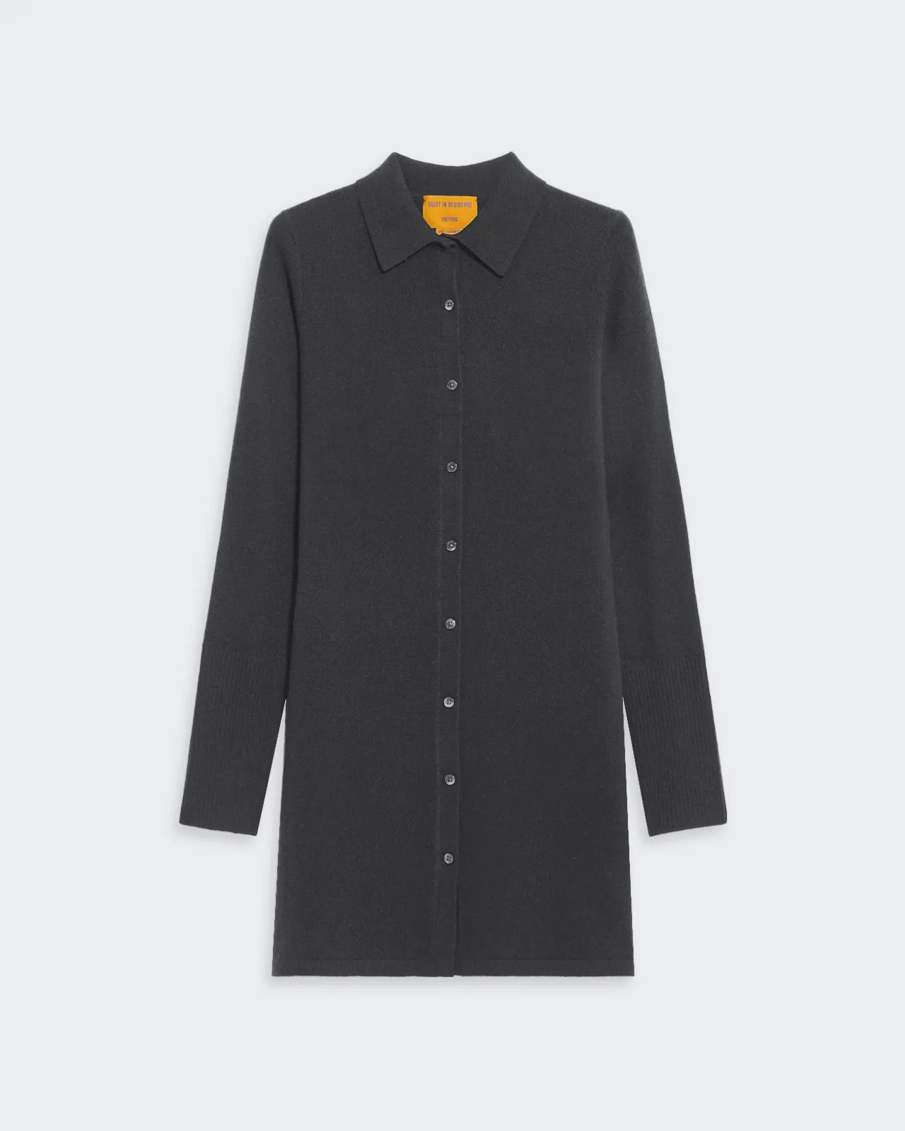 Mini Showtime Shirt Dress - Charcoal sold by Guest In Residence