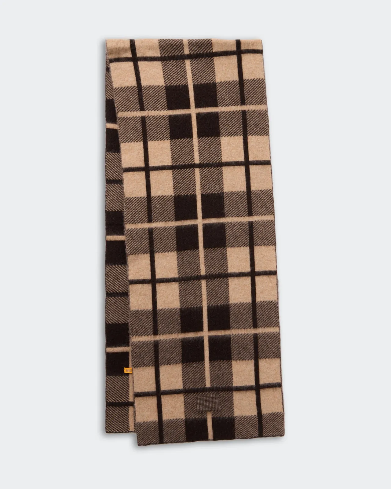 The Plaid Big Scarf - Burnt Coco/Dune sold by Guest In Residence