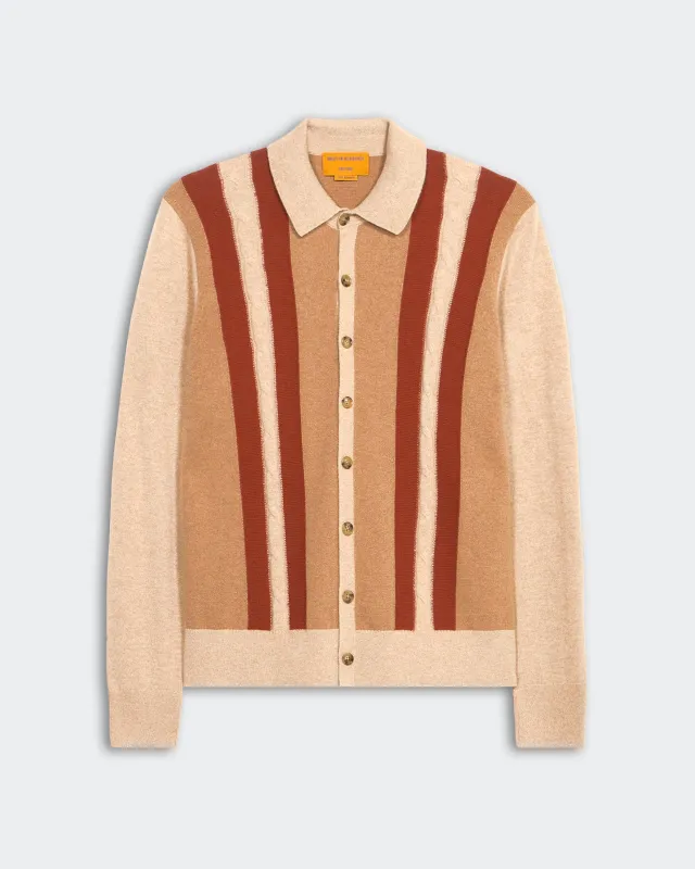 Cable Plaza Shirt - Dune Combo sold by Guest In Residence