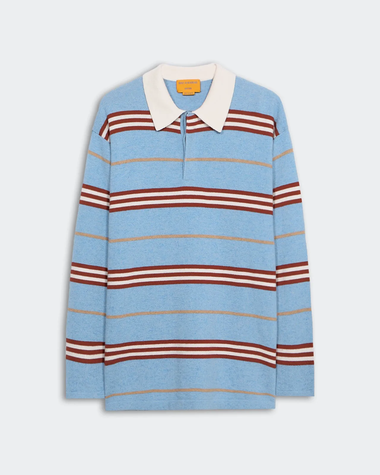 Striped Rugby - Heather Blue Combo sold by Guest In Residence