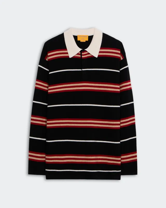 Striped Rugby - Black Combo sold by Guest In Residence