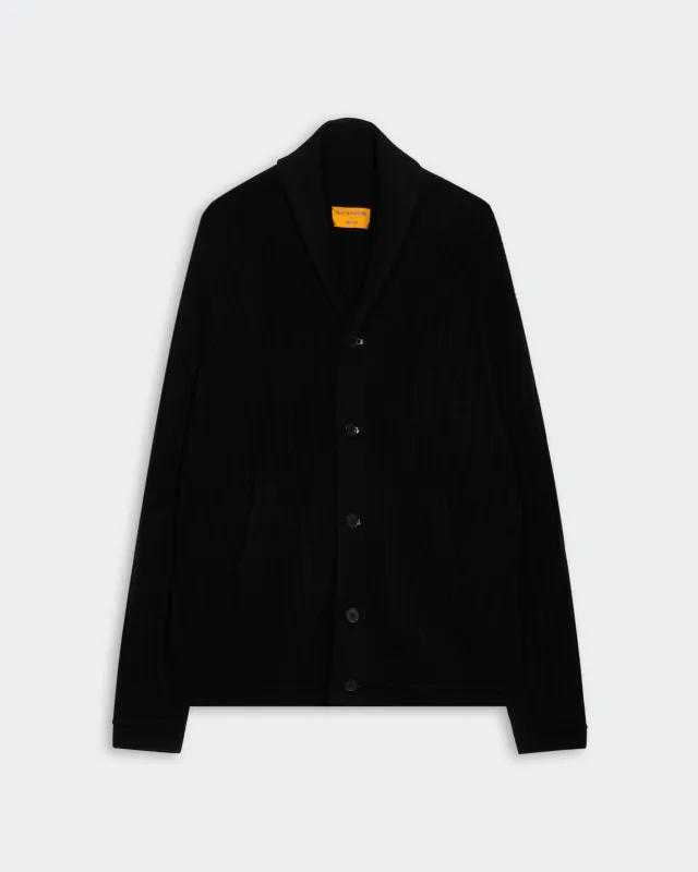 Varsity Cardigan - Black sold by Guest In Residence
