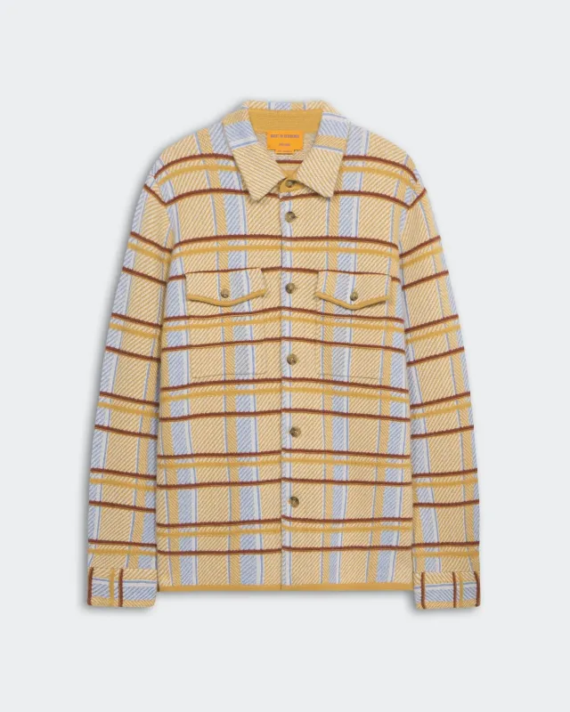 Plaid Work Shirt - Curry Combo sold by Guest In Residence