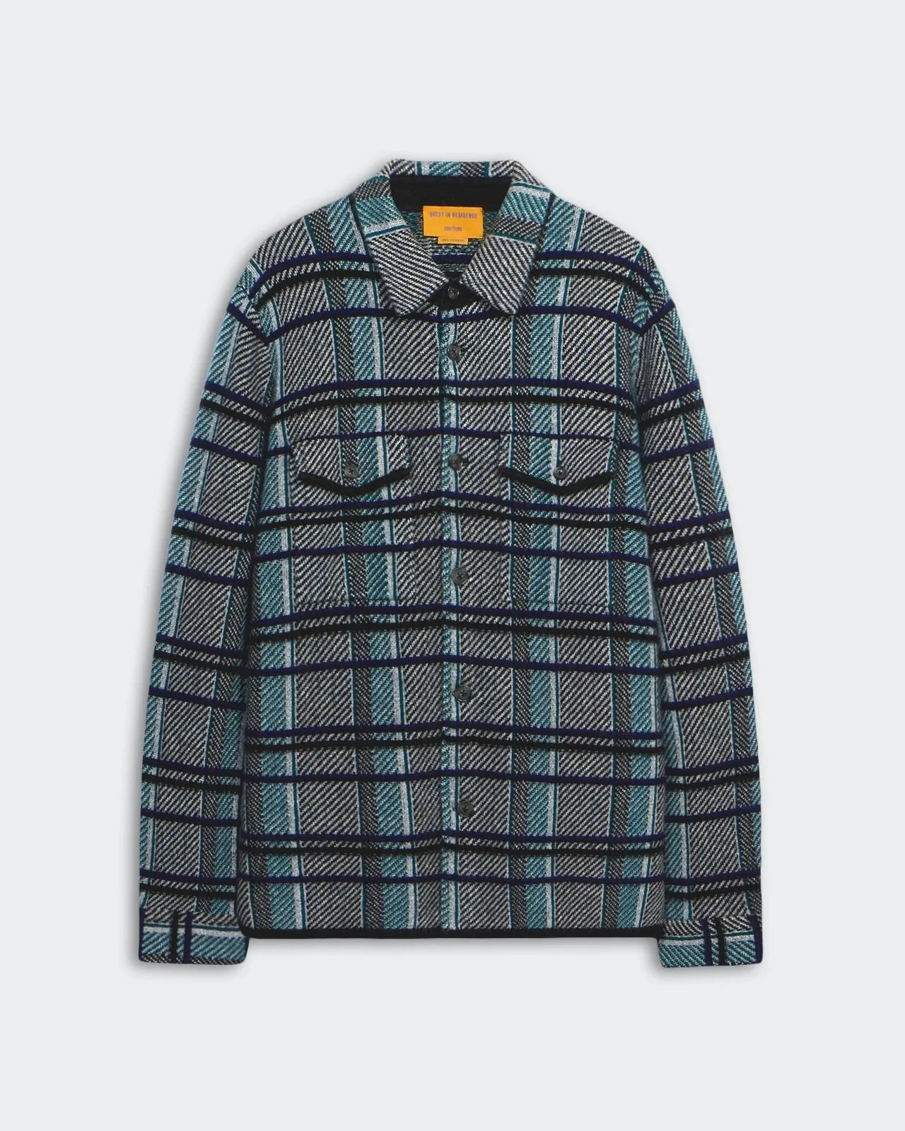 Plaid Work Shirt - Black Combo sold by Guest In Residence