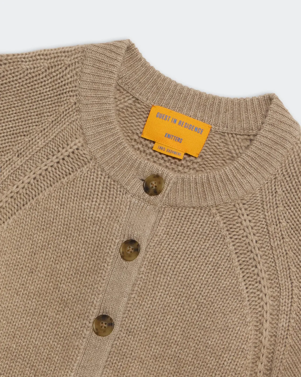 Sculpted Cardigan - Taupe sold by Guest In Residence product image thumbnail 3