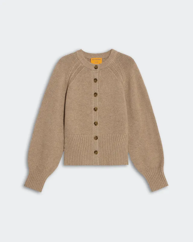 Sculpted Cardigan - Taupe sold by Guest In Residence