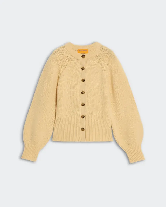 Sculpted Cardigan - Butter sold by Guest In Residence