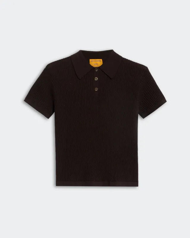 Shrunken Polo - Burnt Cocoa sold by Guest In Residence