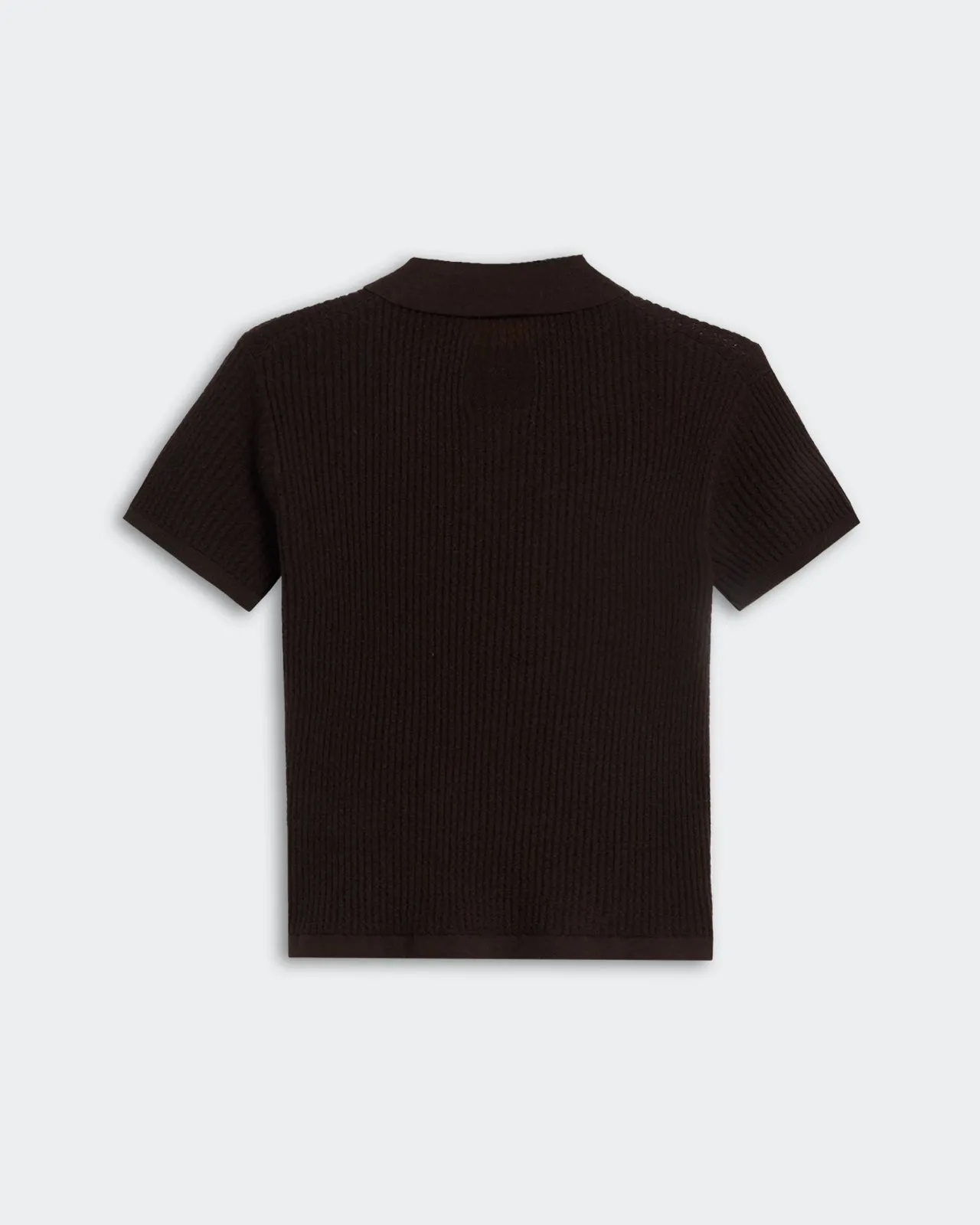 Shrunken Polo - Burnt Cocoa sold by Guest In Residence product image thumbnail 2