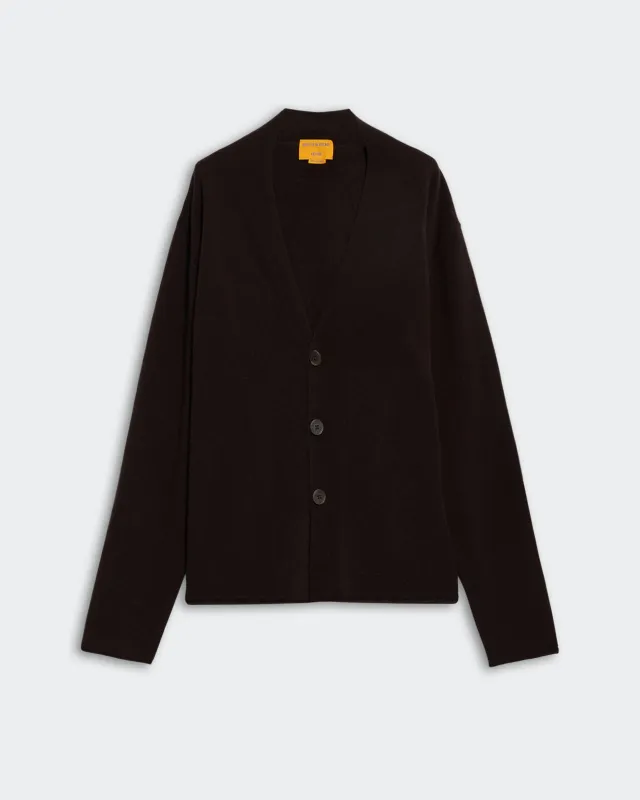 Everywear Cardigan - Burnt Cocoa sold by Guest In Residence