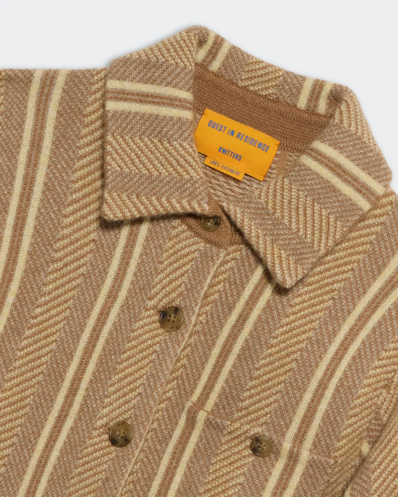 Dylan Stripe Shirt - Almond Combo sold by Guest In Residence product image thumbnail 3