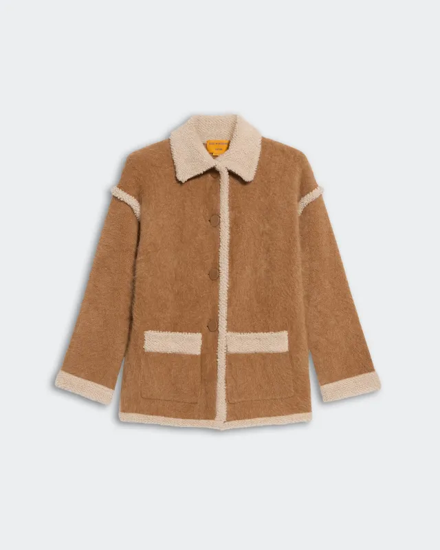 Grizzly Jacket - Almond/Oatmeal sold by Guest In Residence