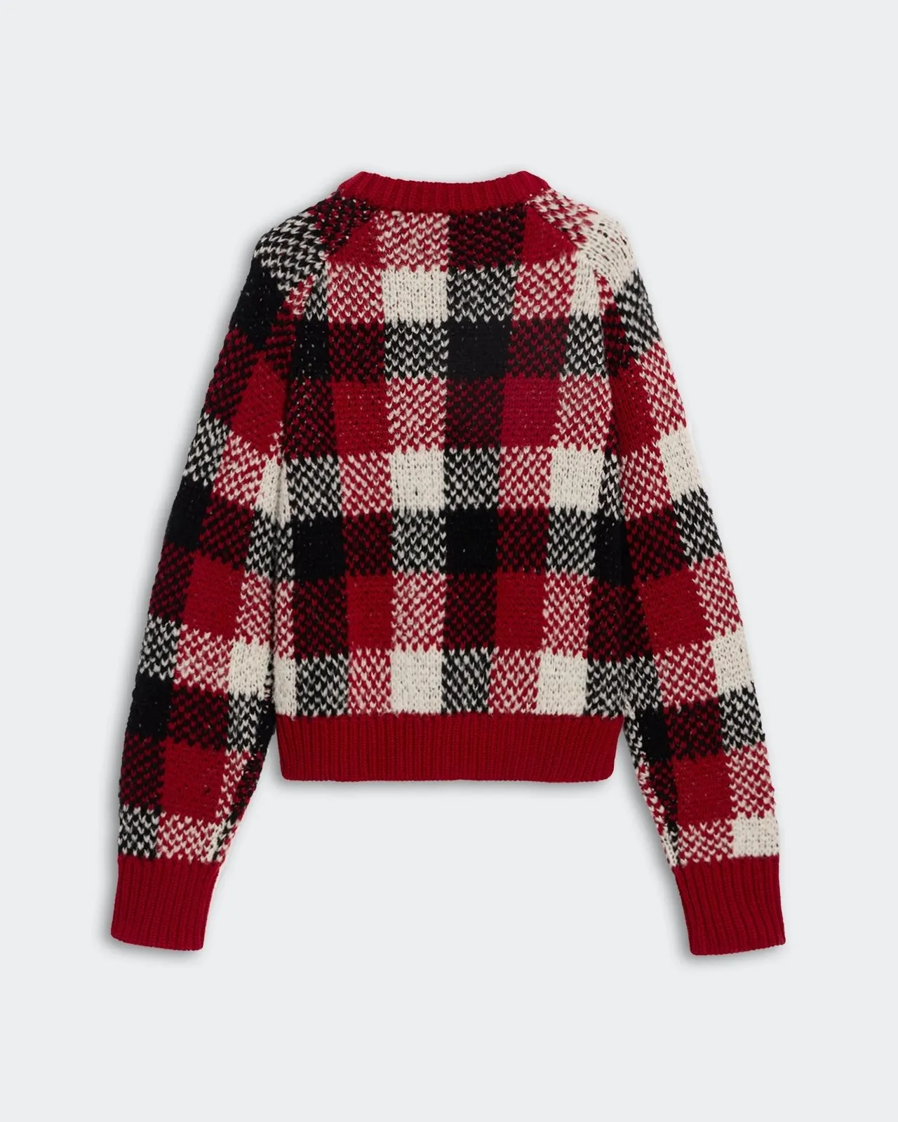 Buffalo Plaid Cardigan - Ruby Combo sold by Guest In Residence product image thumbnail 2