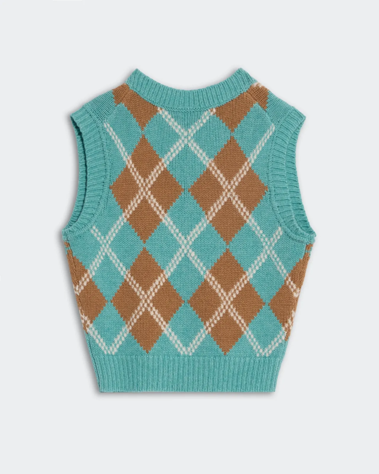 Argyle Vest - Glacier Combo sold by Guest In Residence product image thumbnail 2