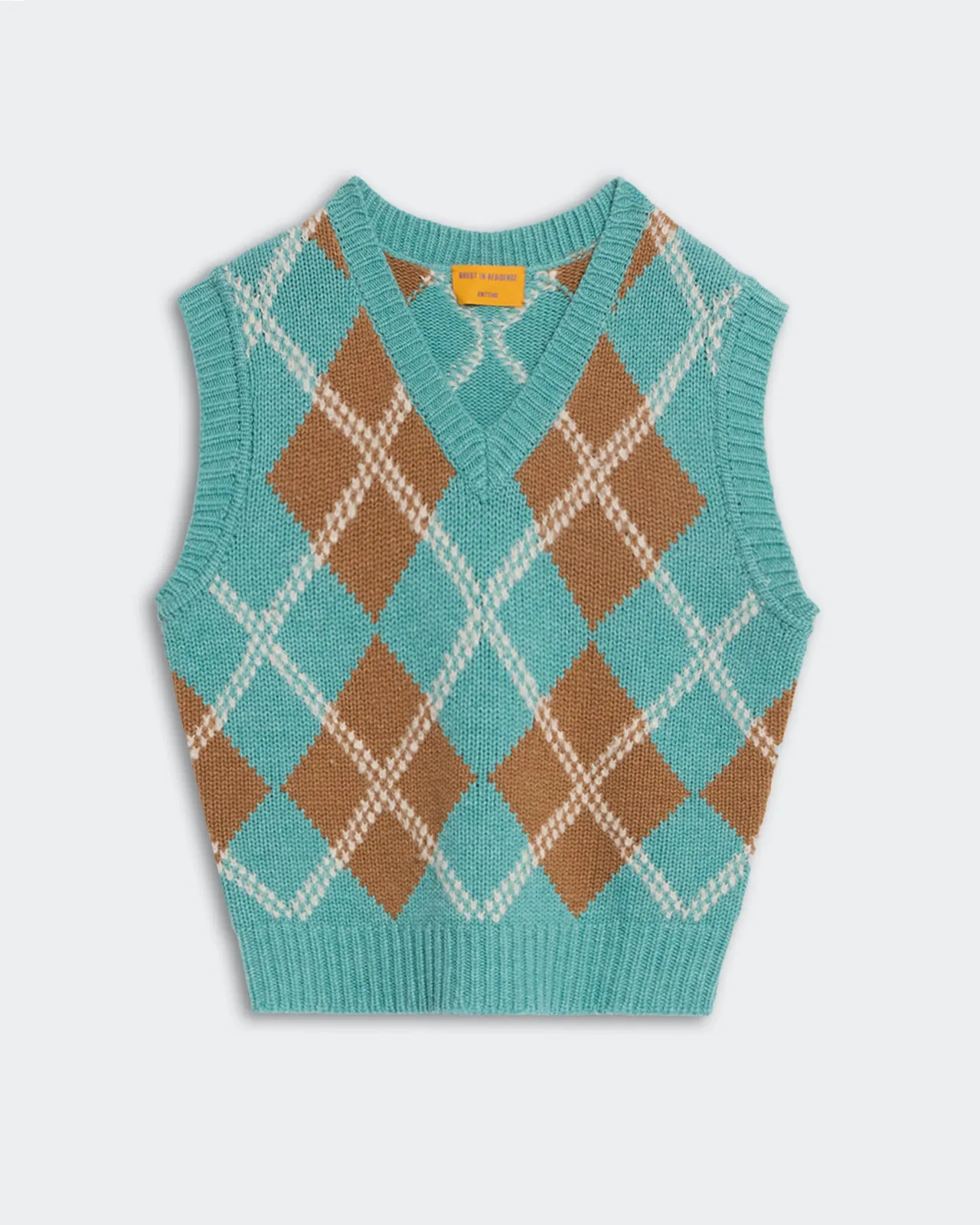 Argyle Vest - Glacier Combo sold by Guest In Residence