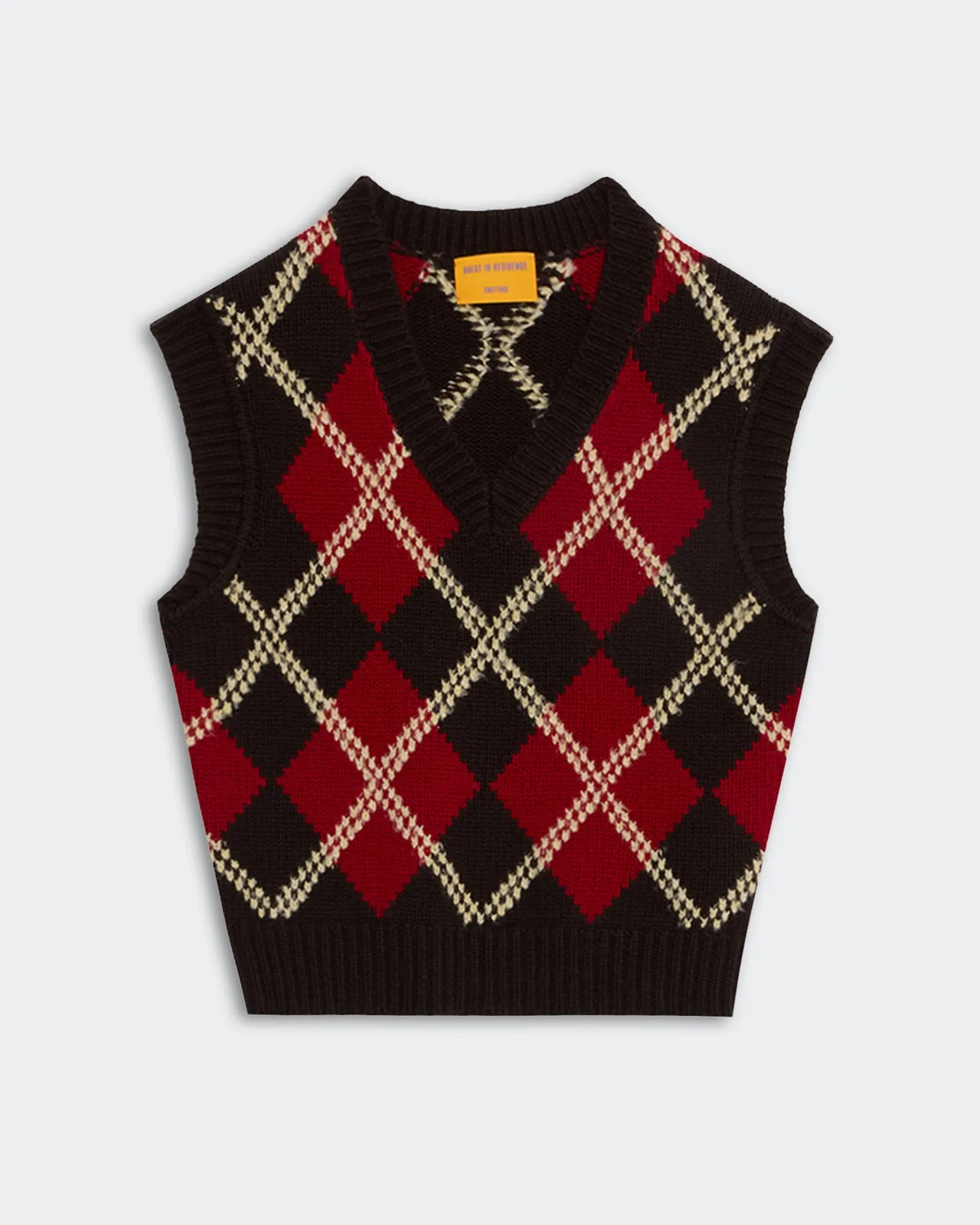 Argyle Vest - Burnt Cocoa Combo sold by Guest In Residence