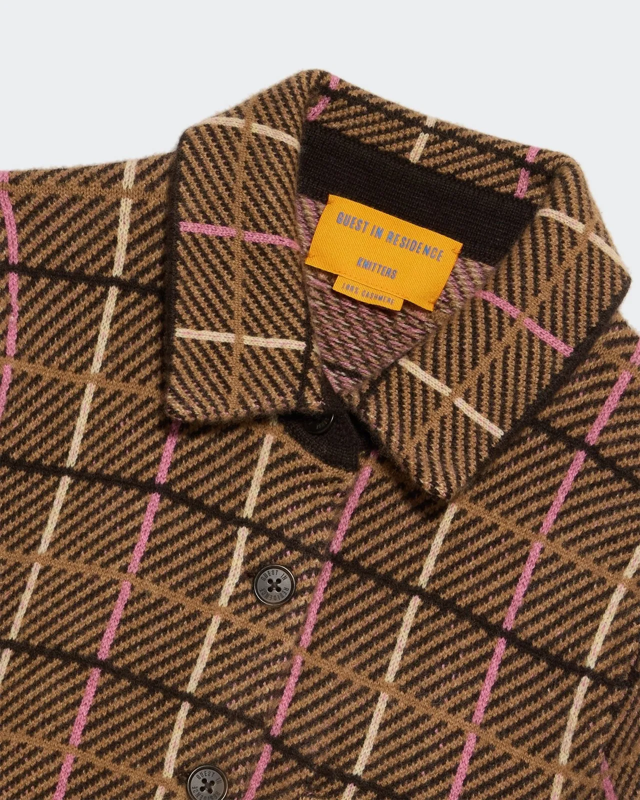 Dylan Plaid Shirt - Burnt Cocoa Combo sold by Guest In Residence product image thumbnail 3