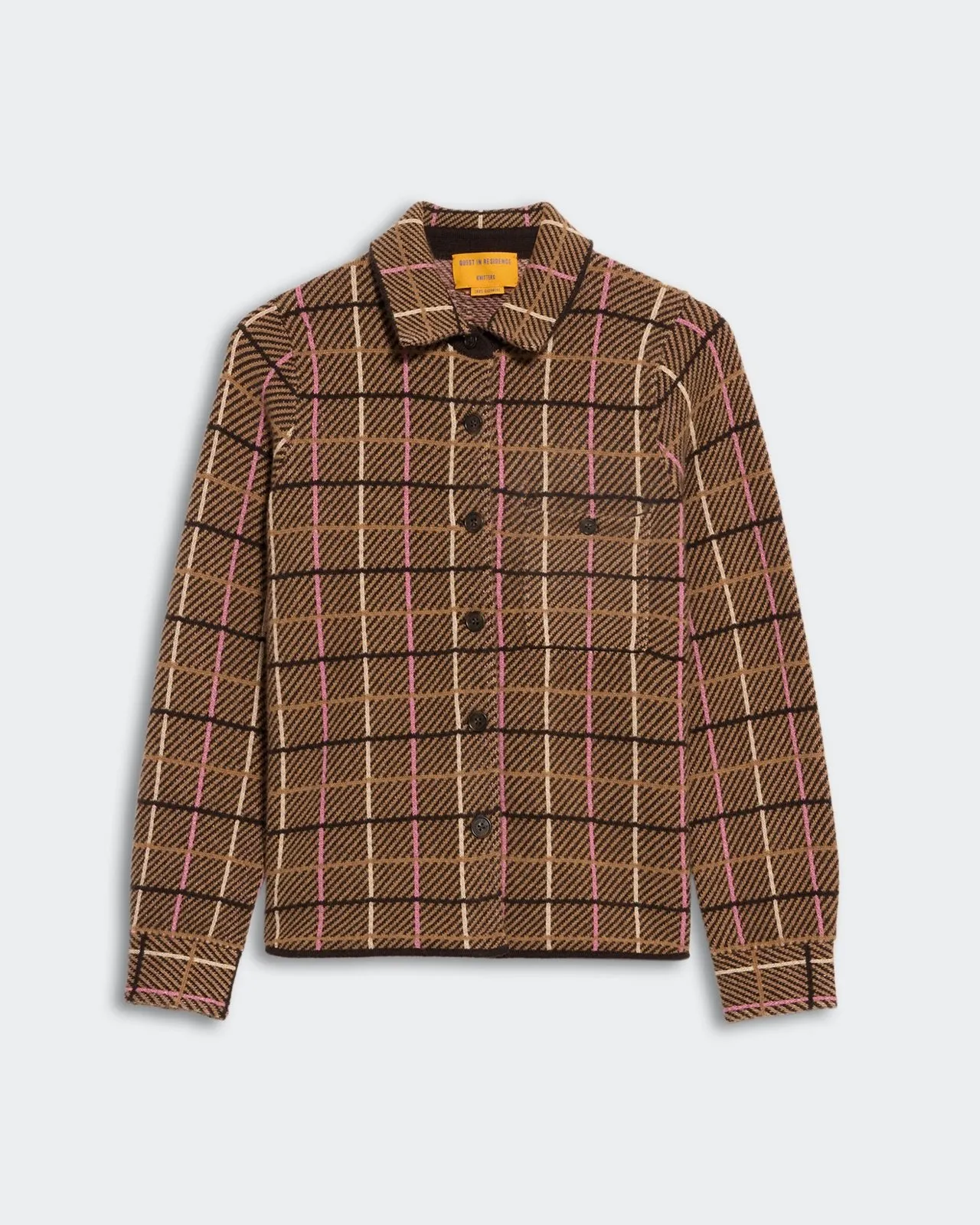 Dylan Plaid Shirt - Burnt Cocoa Combo sold by Guest In Residence
