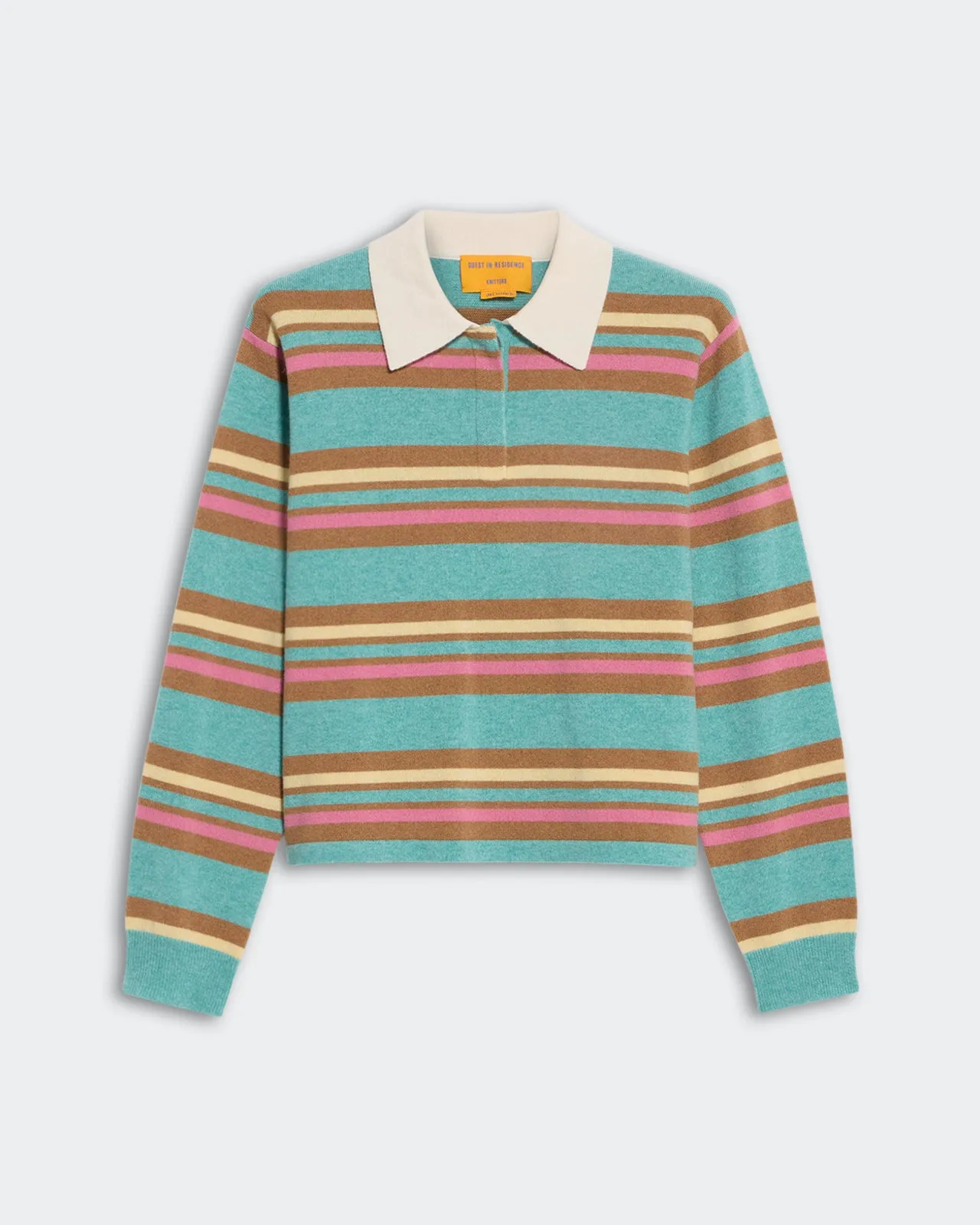 Cropped Stripe Rugby - Glacier Combo sold by Guest In Residence