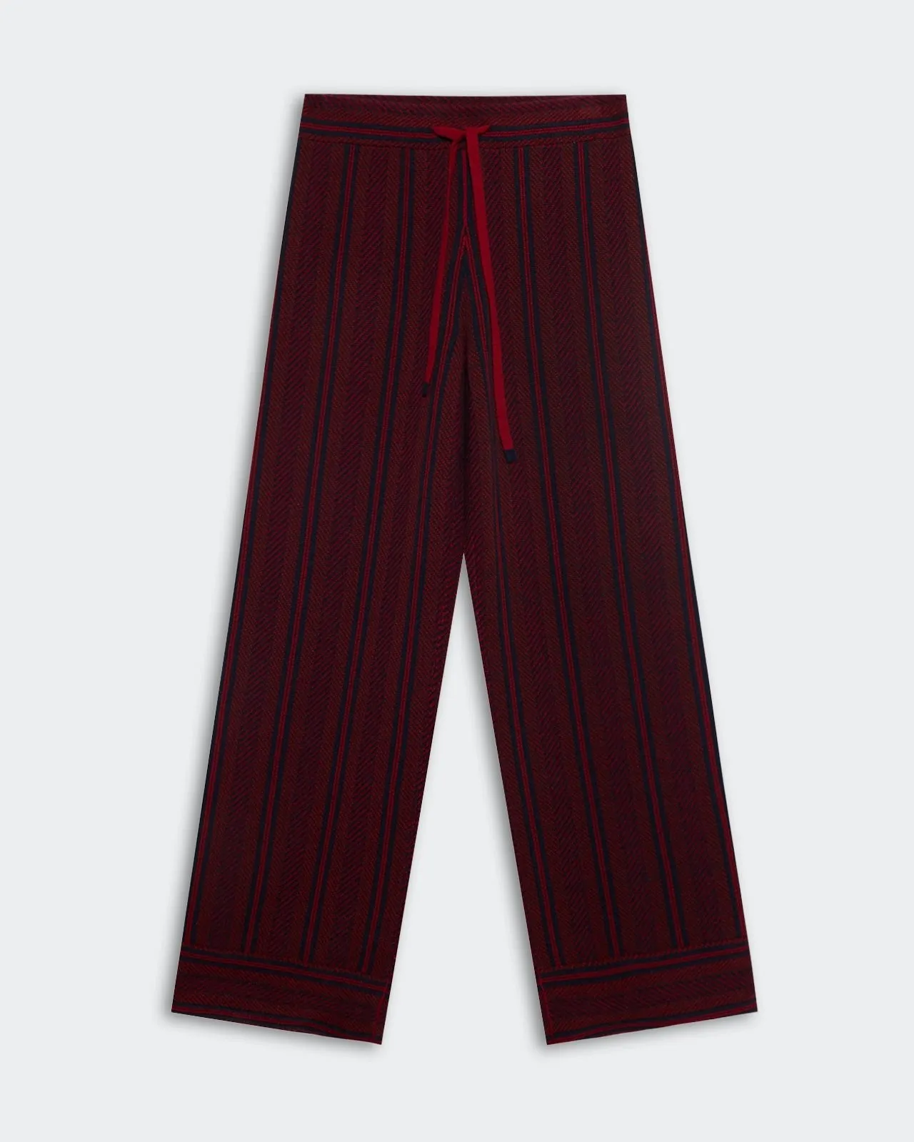 Stripe Lounge Pant - Ruby Combo sold by Guest In Residence