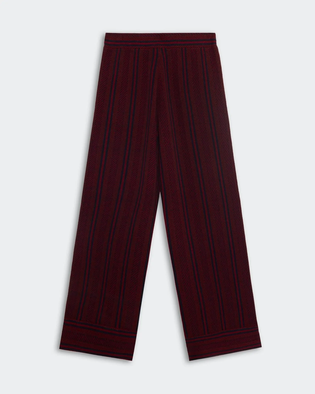 Stripe Lounge Pant - Ruby Combo sold by Guest In Residence product image thumbnail 2