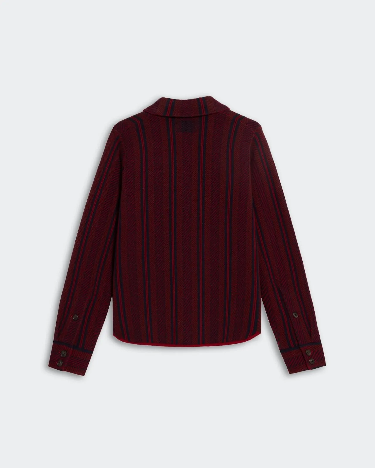 Dylan Stripe Shirt - Ruby Combo sold by Guest In Residence product image thumbnail 2