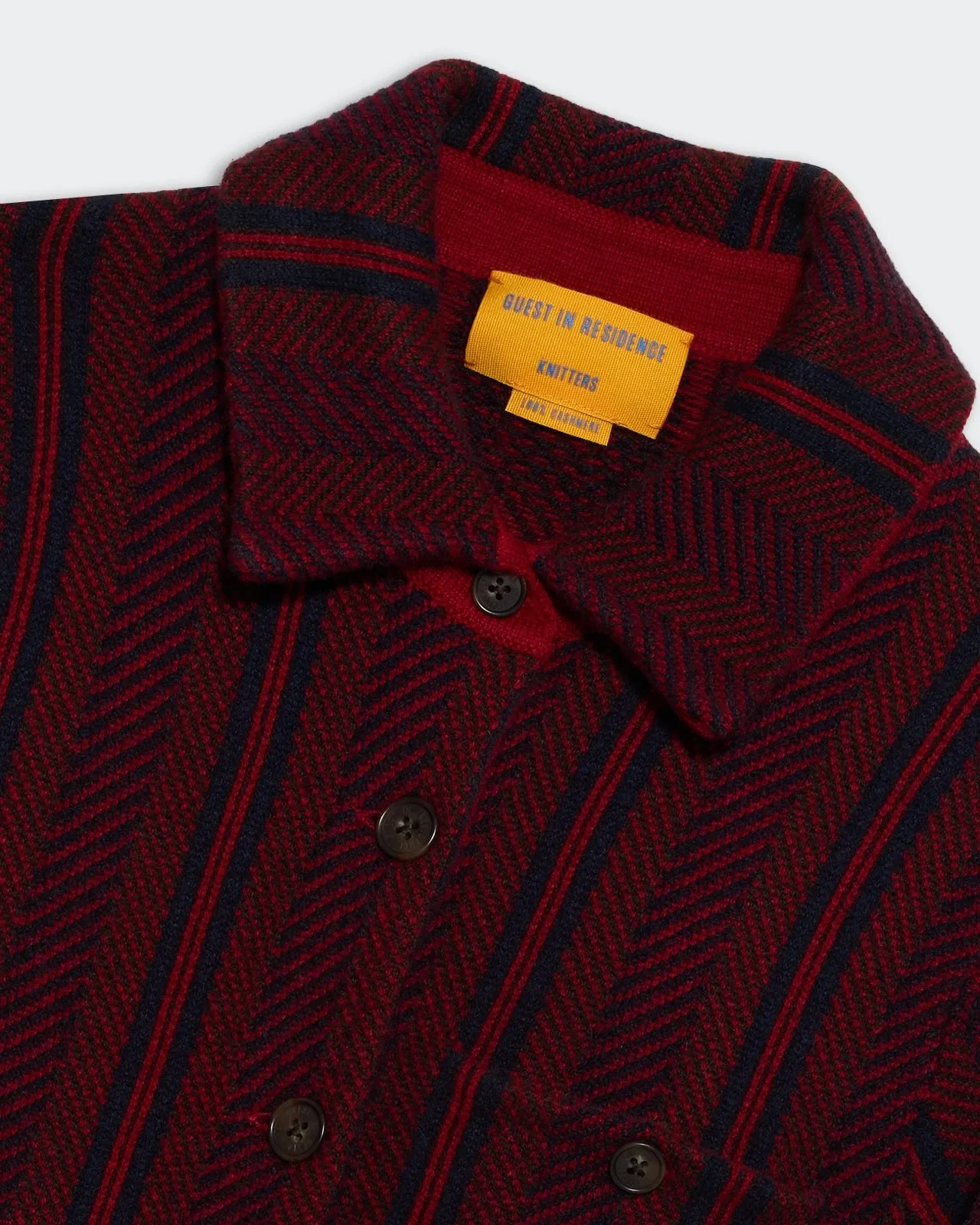 Dylan Stripe Shirt - Ruby Combo sold by Guest In Residence product image thumbnail 3