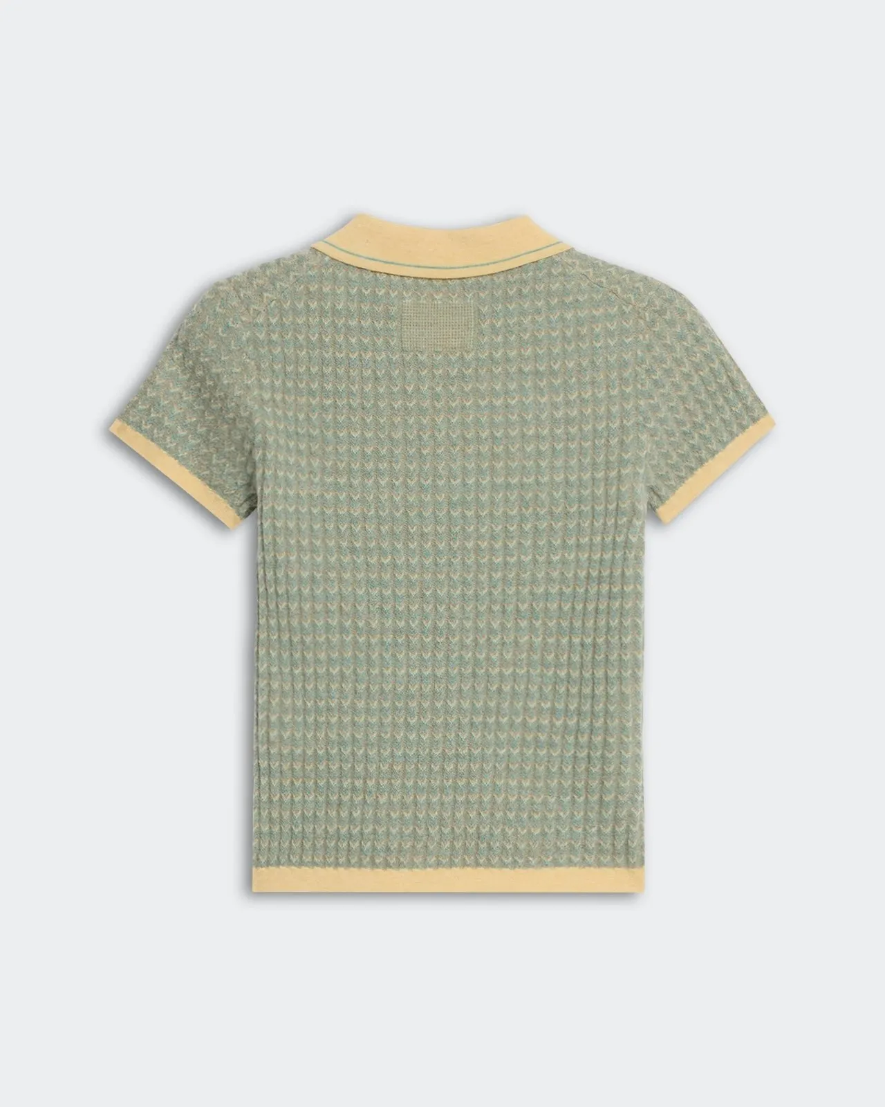 Chevron Shrunken Polo - Butter Combo sold by Guest In Residence product image thumbnail 2