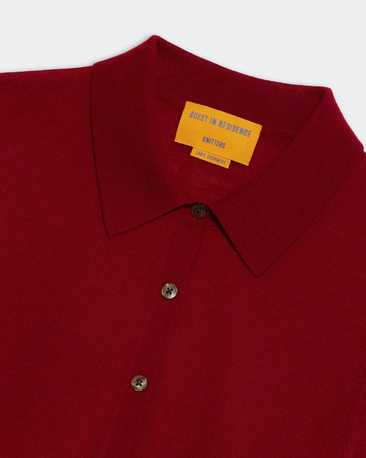 Elle Shirt in Cashmere - Ruby sold by Guest In Residence product image thumbnail 3