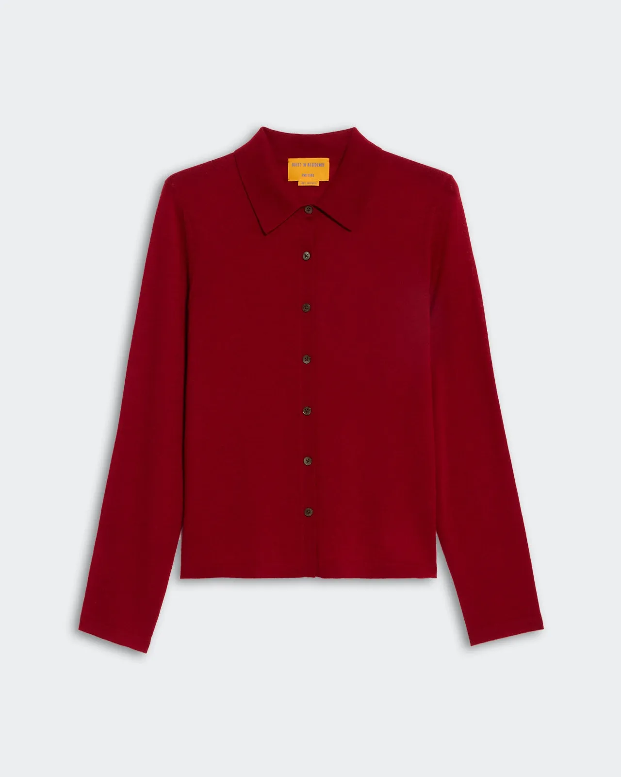 Elle Shirt in Cashmere - Ruby sold by Guest In Residence