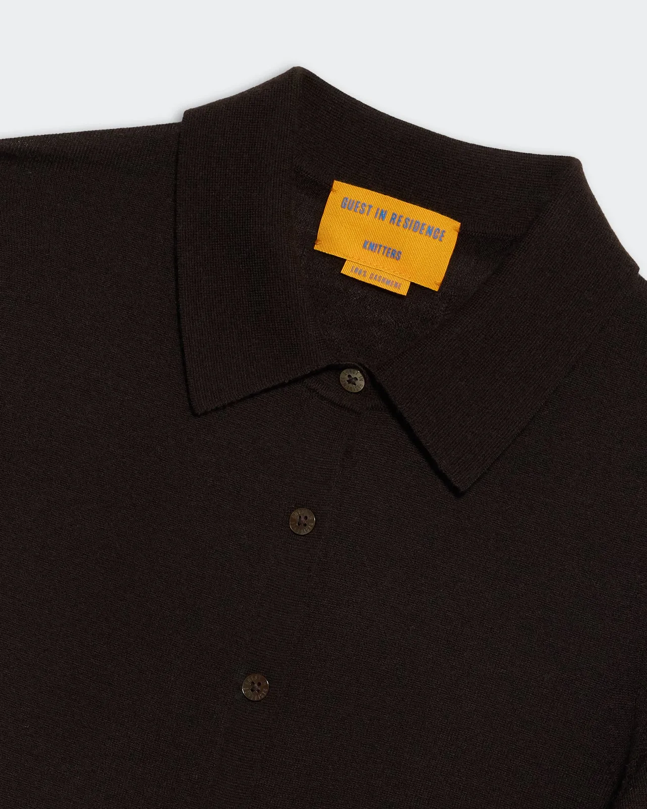Elle Shirt in Cashmere - Burnt Cocoa sold by Guest In Residence product image thumbnail 3