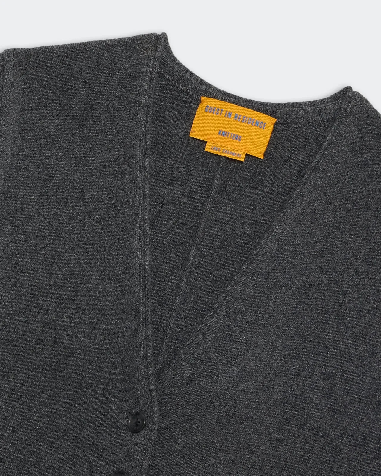 Tailored Vest - Charcoal sold by Guest In Residence product image thumbnail 3