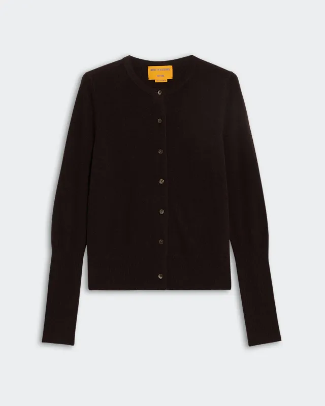 Jane Cardigan - Burnt Cocoa sold by Guest In Residence