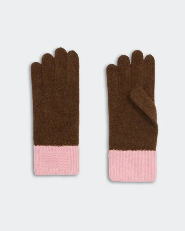 The Soft Gloves - Chestnut/Daybreak sold by Guest In Residence