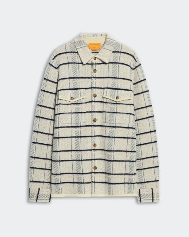 Plaid Work Shirt - Mist Combo sold by Guest In Residence