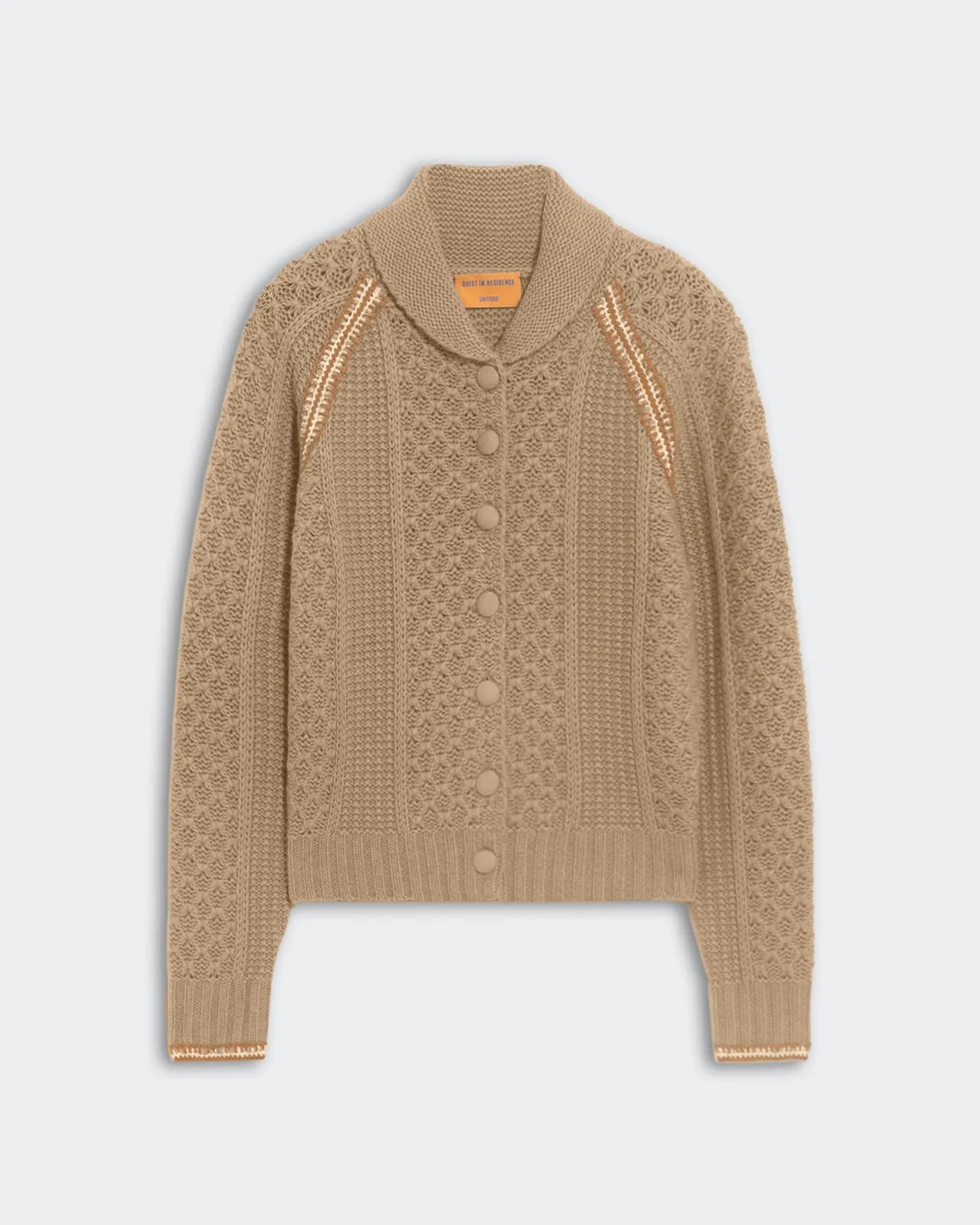 Marlowe Cable Cardigan - Taupe sold by Guest In Residence