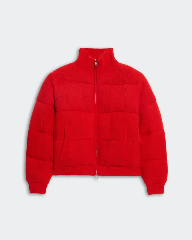 Quilted Puffer Jacket - Chili sold by Guest In Residence