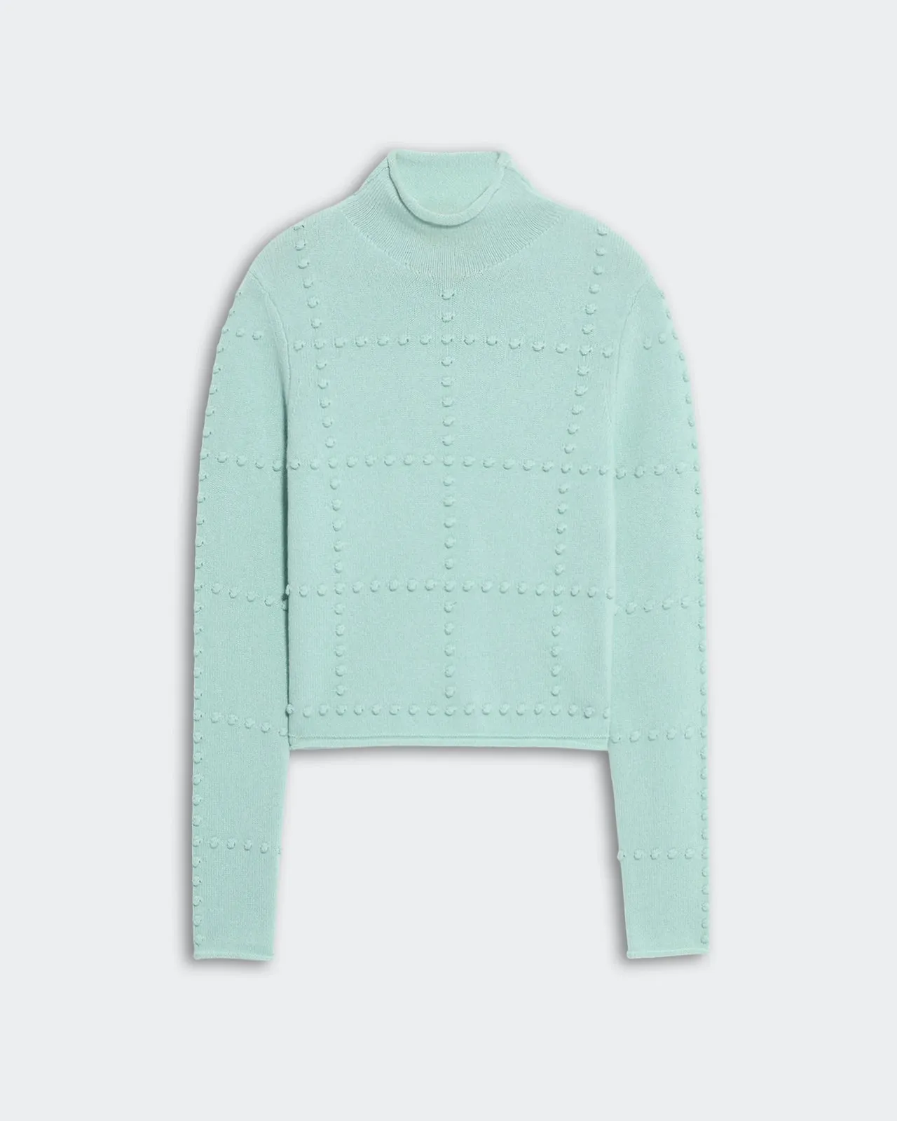 Popcorn Top in Cashmere Blend - Seaglass sold by Guest In Residence