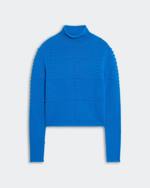 Popcorn Top in Cashmere Blend - Twilight sold by Guest In Residence